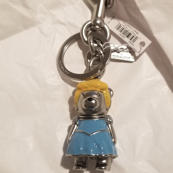Coach Disney X Cinderella Bear Bag Charm - Picture 2 of 6